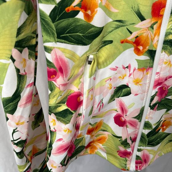 Tommy Bahama Womens XS Floral Active Jacket UPF 50 - Picture 7 of 11